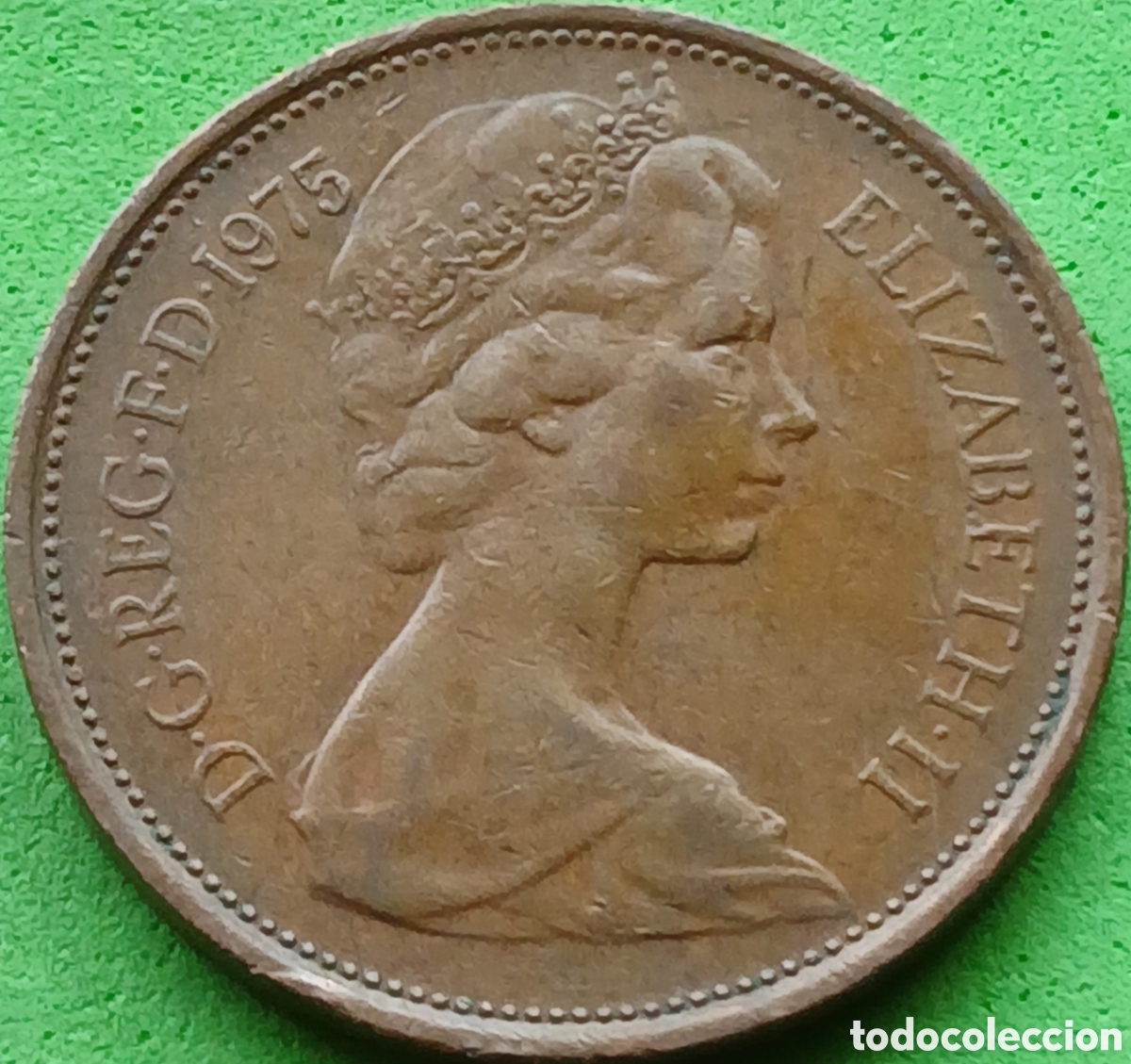 Monedas antiguas de Europa: Reino Unido 2 new pence 1975 km#916