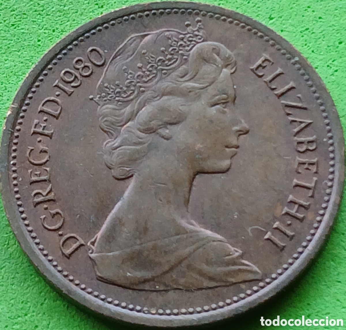 Monedas antiguas de Europa: Reino Unido 2 new pence 1980 km#916