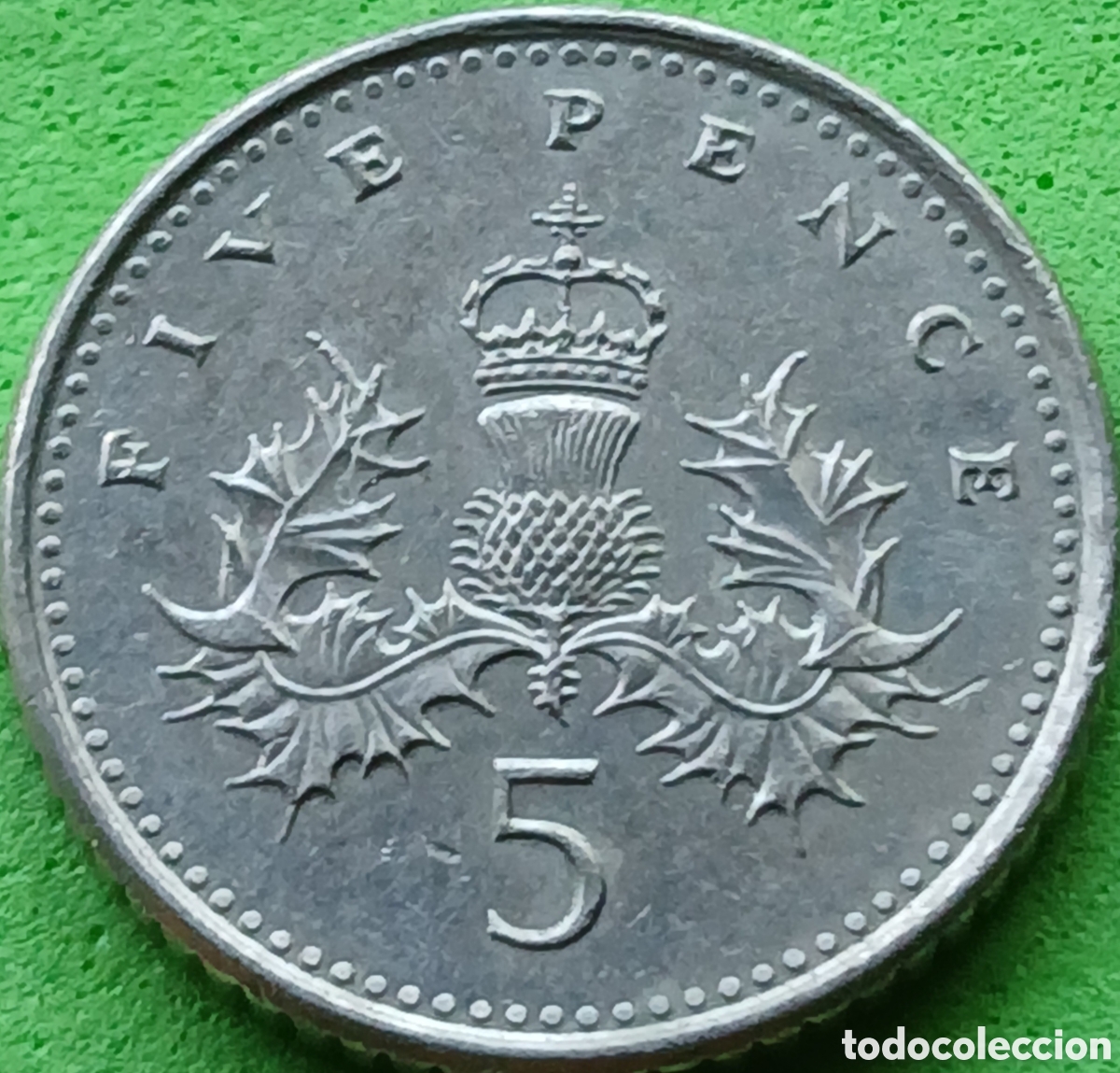 Monedas antiguas de Europa: Reino Unido 5 pence 1996 km#937b