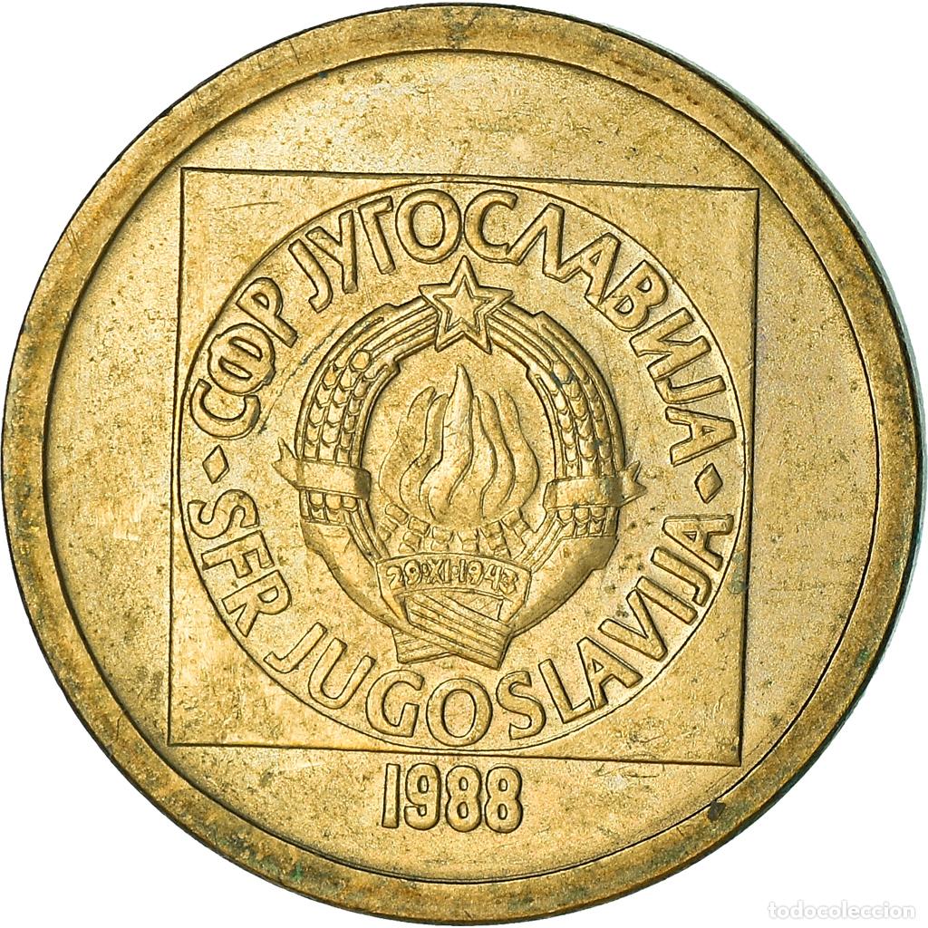Monedas antiguas de Europa: [#749764] Moneda, Yugoslavia, 10 Dinara, 1988, MBC, Lat&oacute;n, KM:131