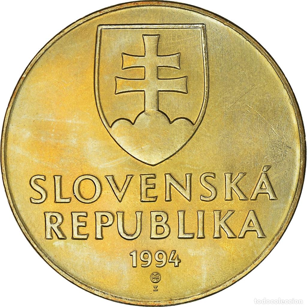 Monedas antiguas de Europa: [#373318] Moneda, Eslovaquia, 10 Koruna, 1994, SC, Aluminio - bronce, KM:11