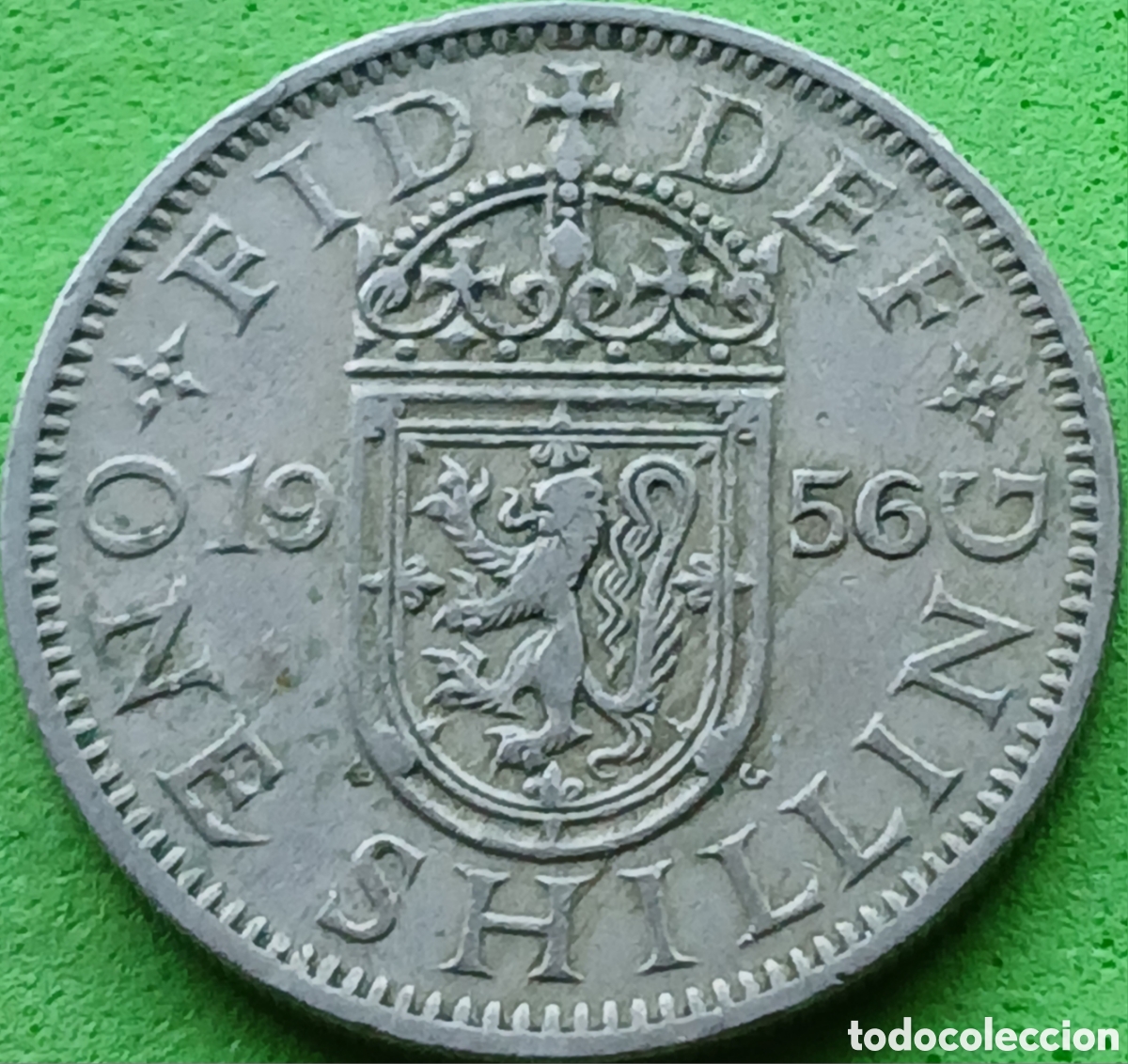Monedas antiguas de Europa: Reino Unido one shilling 1956 km#905