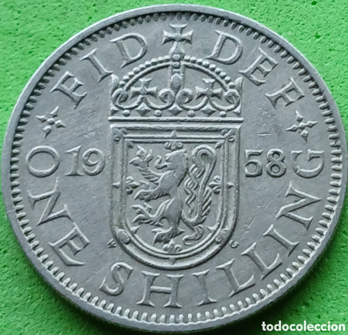 Monedas antiguas de Europa: Reino Unido one shilling 1958 km#905