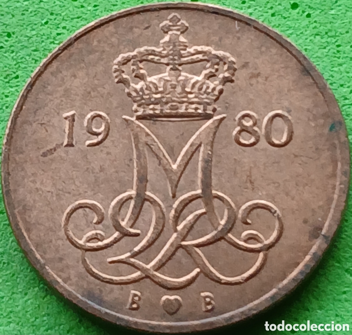 Monedas antiguas de Europa: Dinamarca 5 ore 1980 km#859