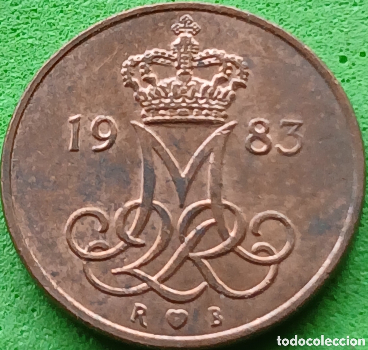 Monedas antiguas de Europa: Dinamarca 5 ore 1983 km#859
