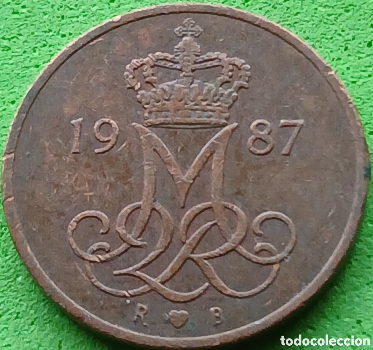 Monedas antiguas de Europa: Dinamarca 5 ore 1987 km#859