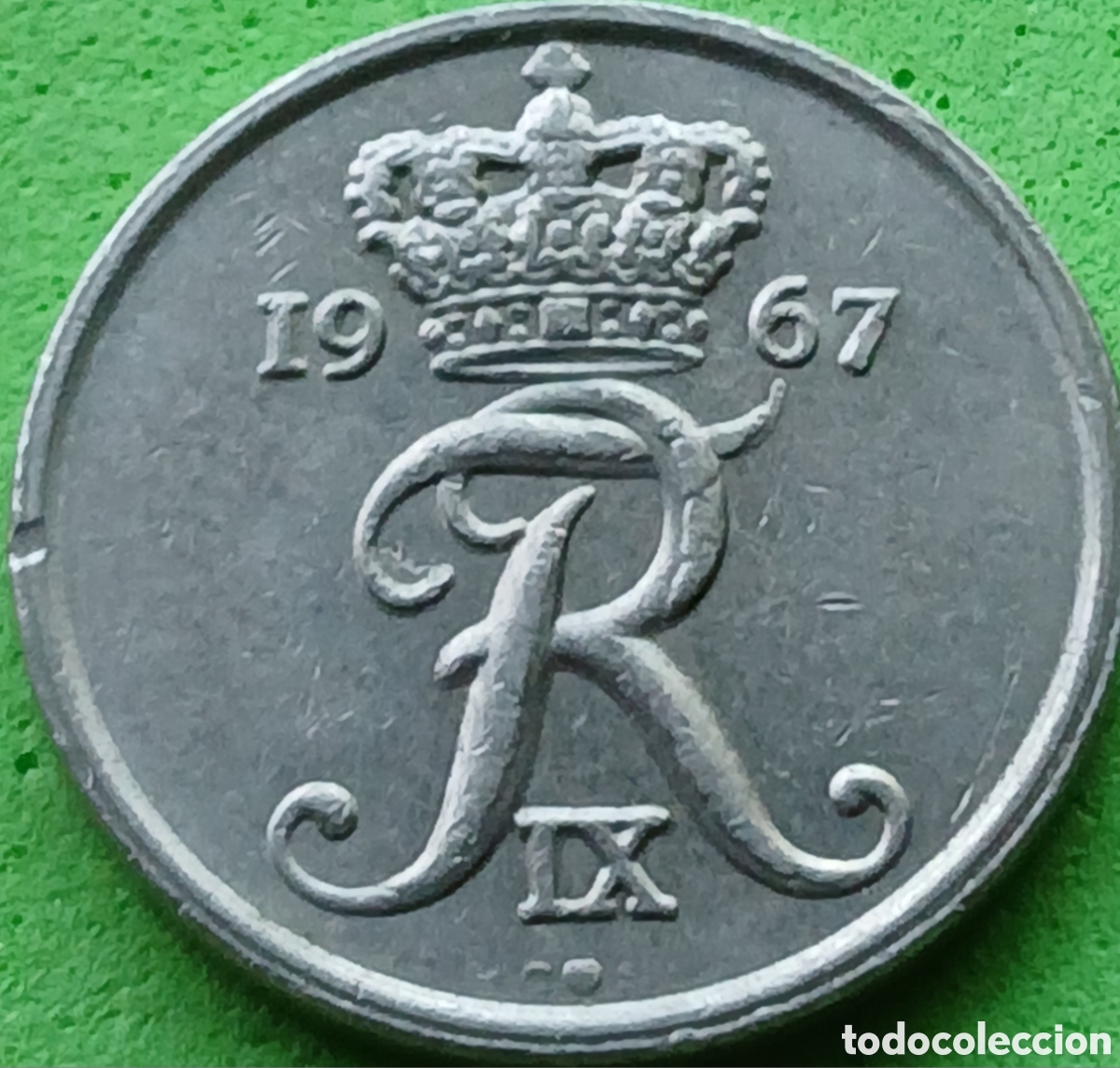 Monedas antiguas de Europa: Dinamarca 10 ore 1967 km#849