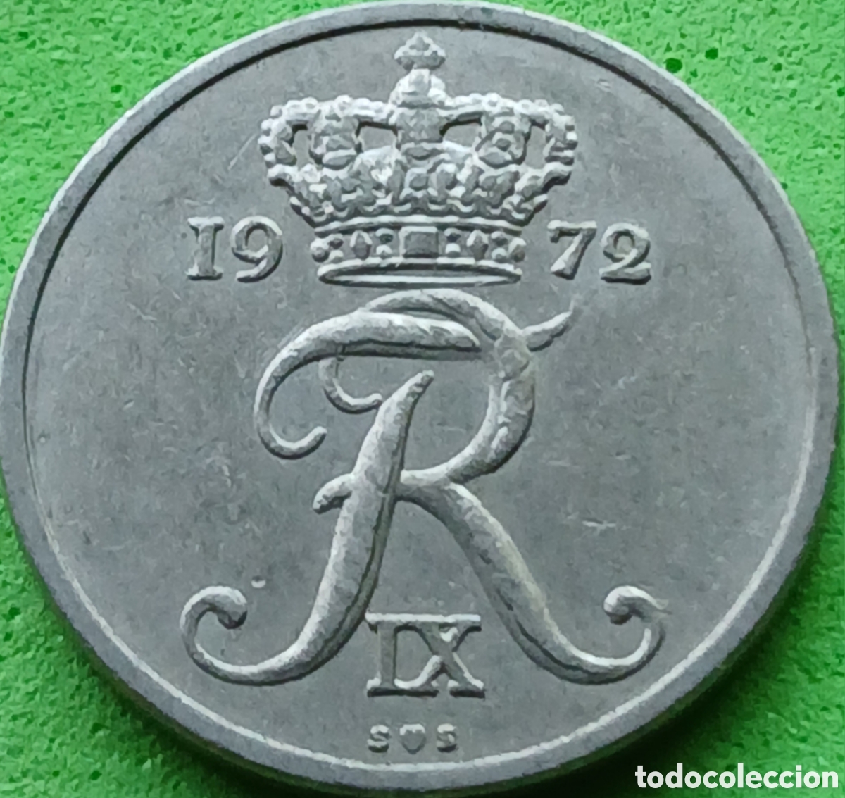 Monedas antiguas de Europa: Dinamarca 10 ore 1972 km#849