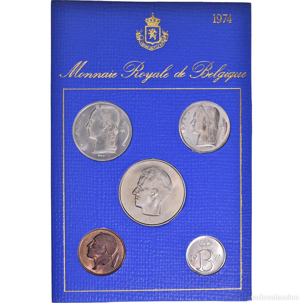 Monedas antiguas de Europa: [#1020936] Moneda, B&eacute;lgica, Baudouin I, Set, 1974, BU - French legend, FDC, (Sin
