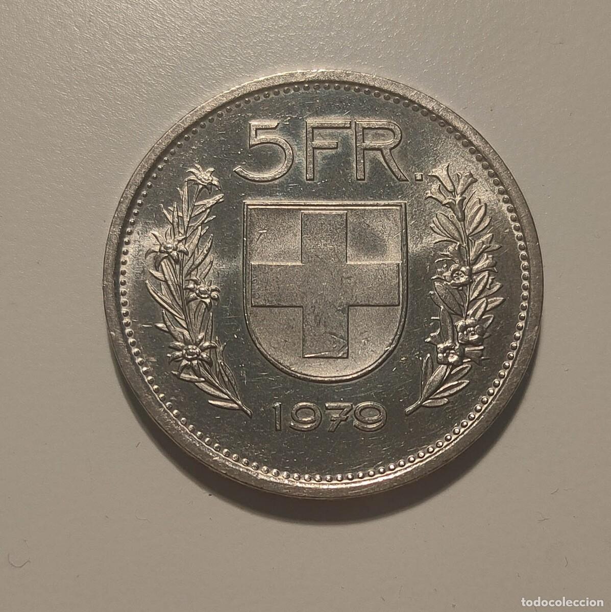 Monedas antiguas de Europa: Moneda de 5 Francos de 1979 - Foto 2