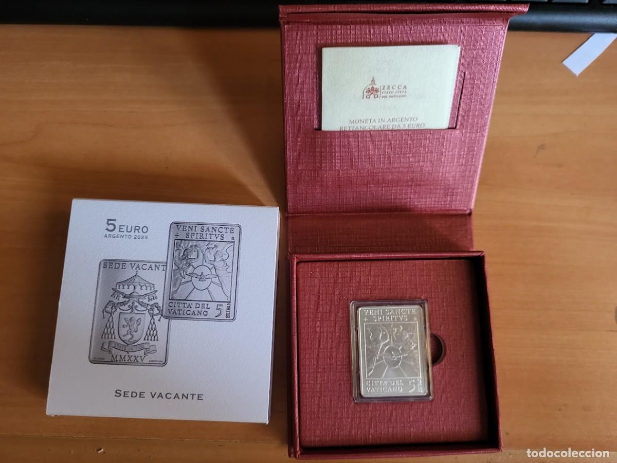 Monedas antiguas de Europa: Vaticano 2025 - 5 euro Plata BU Sede Vacante MMXXV