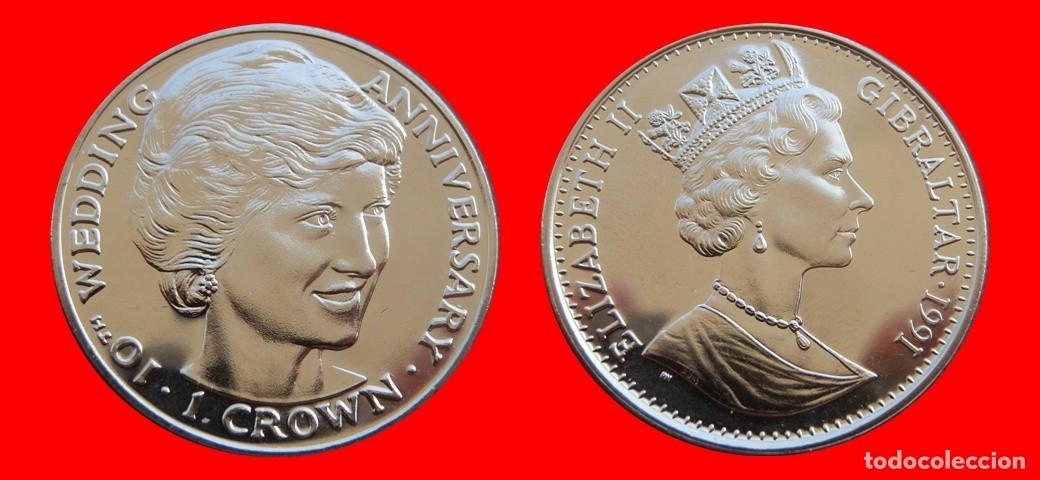 Monedas antiguas de Europa: 1 CORONA 1991 SIN CIRCULAR GIBRALTAR-9426SC