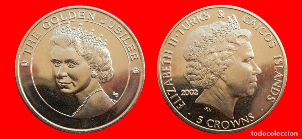 Monedas antiguas de Europa: 5 CORONAS 2002 SIN CIRCULAR ISLAS TURCAS Y CAICOS-9435SC