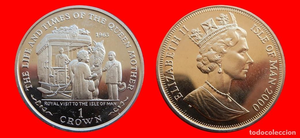 Monedas antiguas de Europa: 1 CORONA 2000 SIN CIRCULAR ISLA DE MAN-9442SC