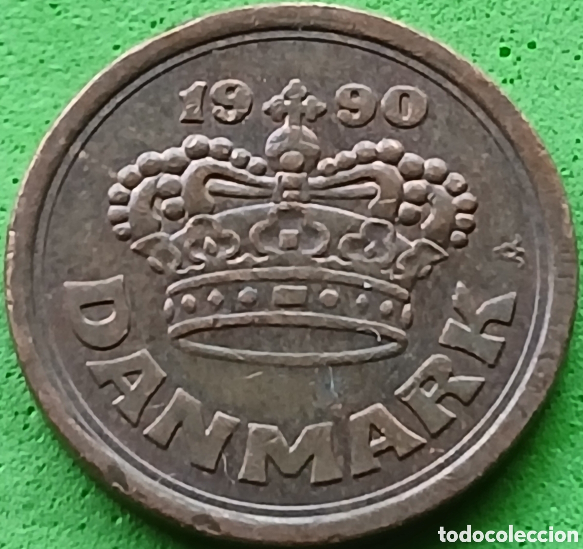 Monedas antiguas de Europa: Dinamarca 25 ore 1990 km#868