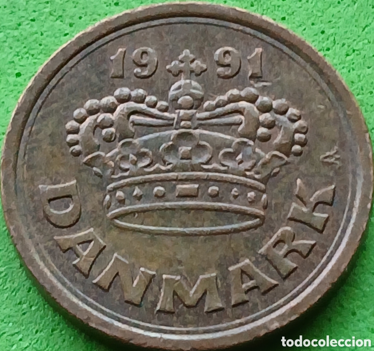 Monedas antiguas de Europa: Dinamarca 25 ore 1991 km#868