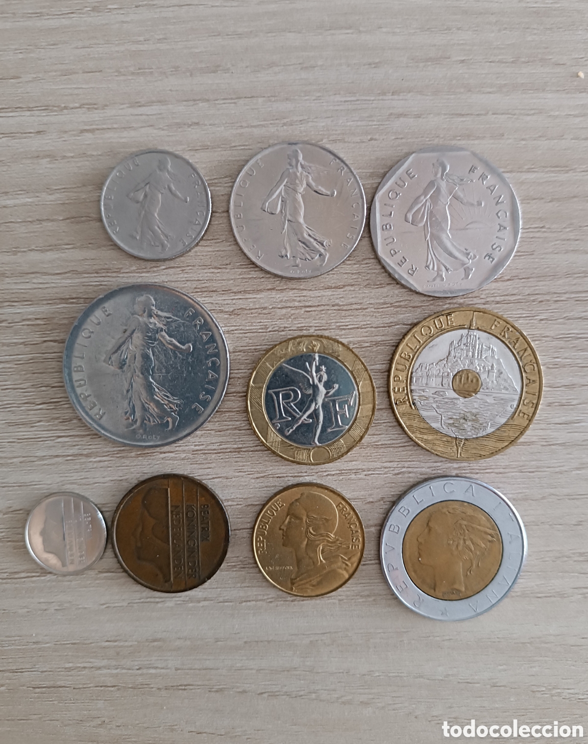 Alte M&uuml;nzen aus Europa: Lote 10 Monedas Europeas Siglo XX