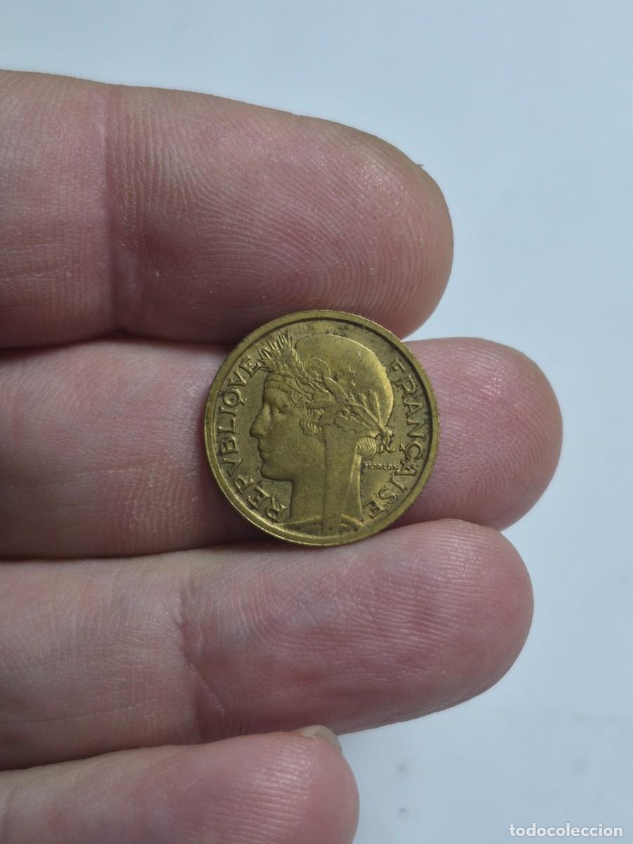 Alte M&uuml;nzen aus Europa: NT/ NT/ FRANCIA REPUBLICA 50 CENTIMOS 1939 RESTOS BRILLO ORIGINAL (M1543)