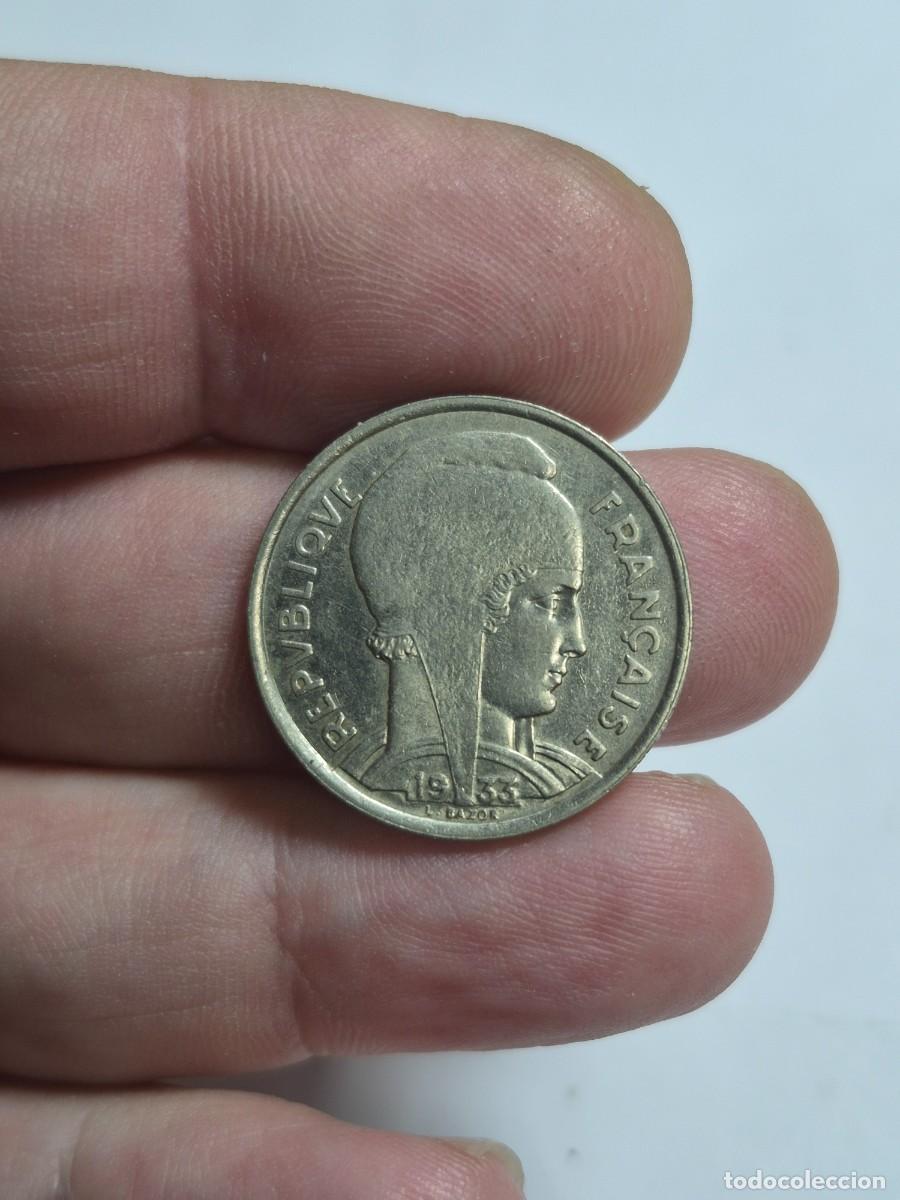 Monedas antiguas de Europa: NT/ NT/ FRANCIA REPUBLICA 5 FRANCOS 1933 (M1544)