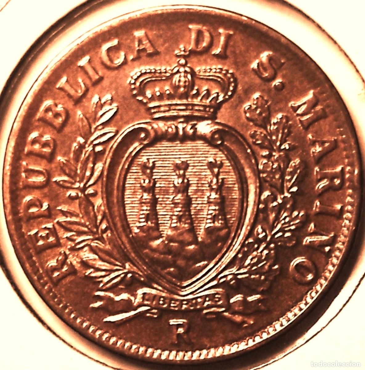 Monedas antiguas de Europa: SAN MARINO (1864-1938) - 10 CENTESIMOS 1935 R - C - 5,30 GR. BRONCE - DIAMETRO 22,50 mm - MB - KM#13