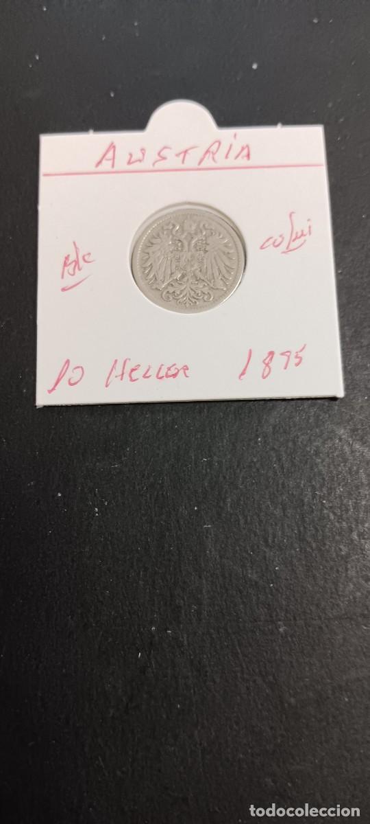 Monedas antiguas de Europa: AUSTRIA 10 HELLER 1895 BC (CUPRONIQUEL)
