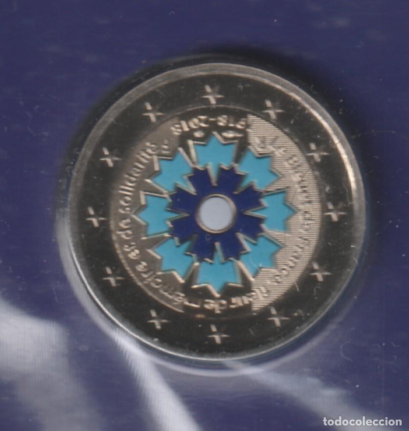 Monedas antiguas de Europa: Francia Blister coincard 2 euro 2018 &rdquo; Le Bleuet de France&rdquo;