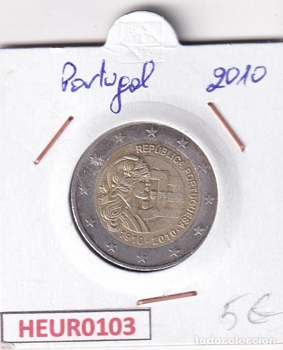 Monedas antiguas de Europa: HEUR0103 MONEDA PORTUGAL 2 EUROS 2010 SIN CIRCULAR