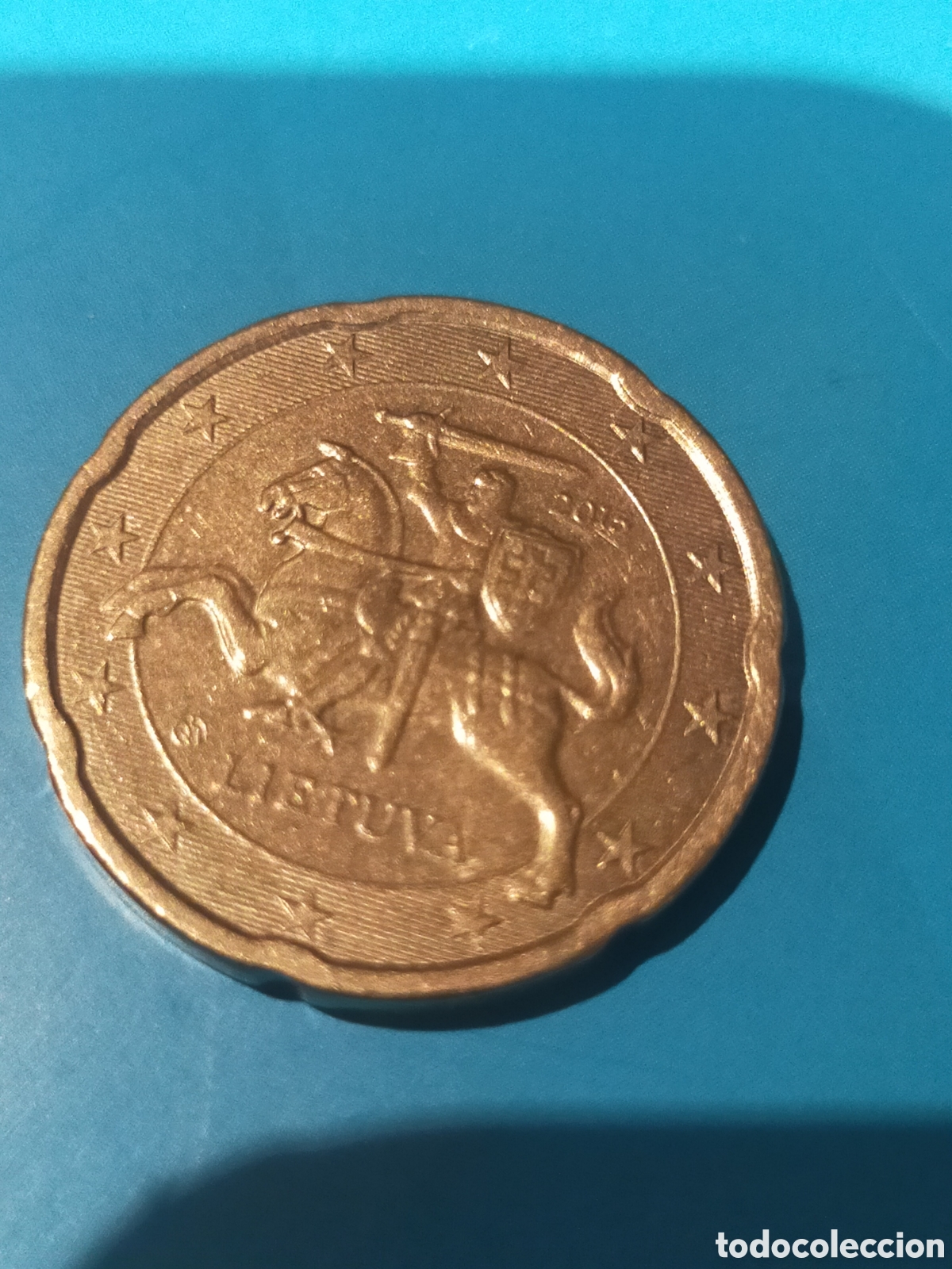 Monedas antiguas de Europa: Moneda 20 c&eacute;ntimos lietuva