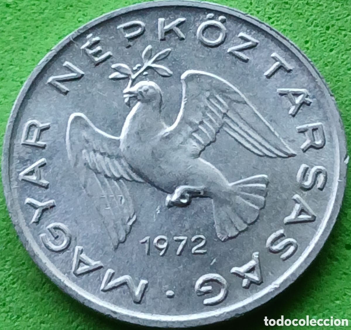 Monedas antiguas de Europa: Hungr&iacute;a 10 filler 1972 km#572