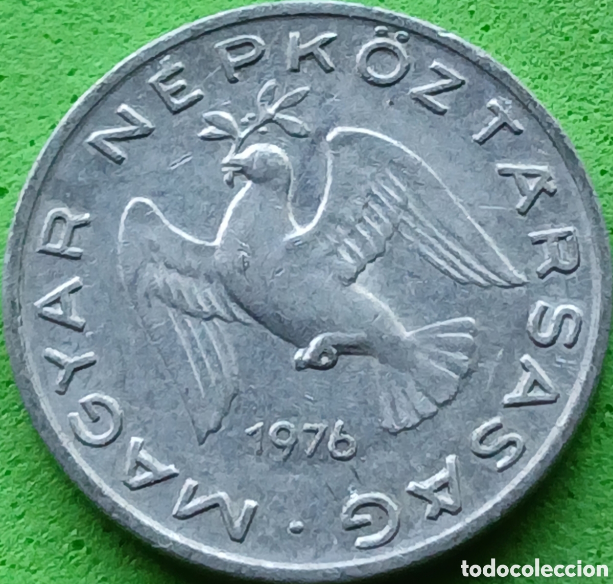 Monedas antiguas de Europa: Hungr&iacute;a 10 filler 1976 km#572