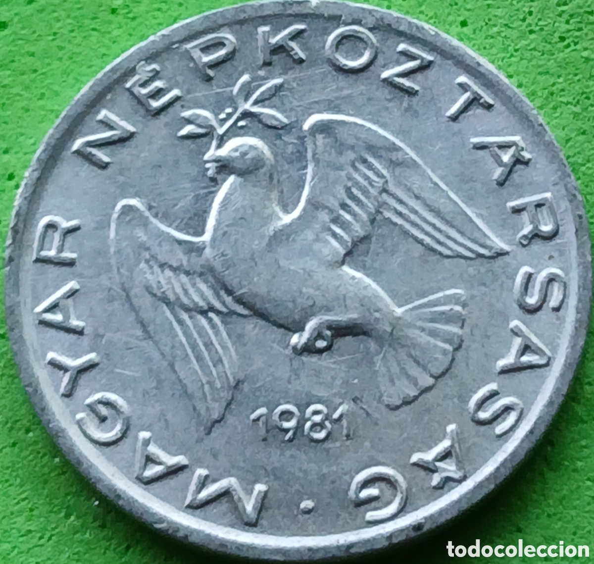 Monedas antiguas de Europa: Hungr&iacute;a 10 filler 1981 km#572