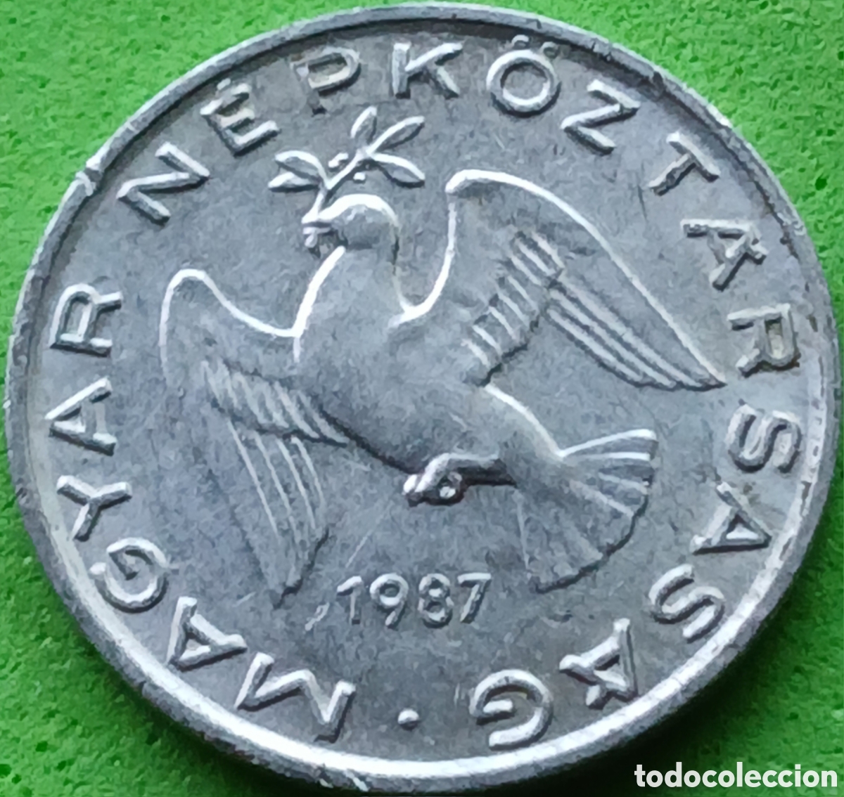 Monedas antiguas de Europa: Hungr&iacute;a 10 filler 1987 km#572