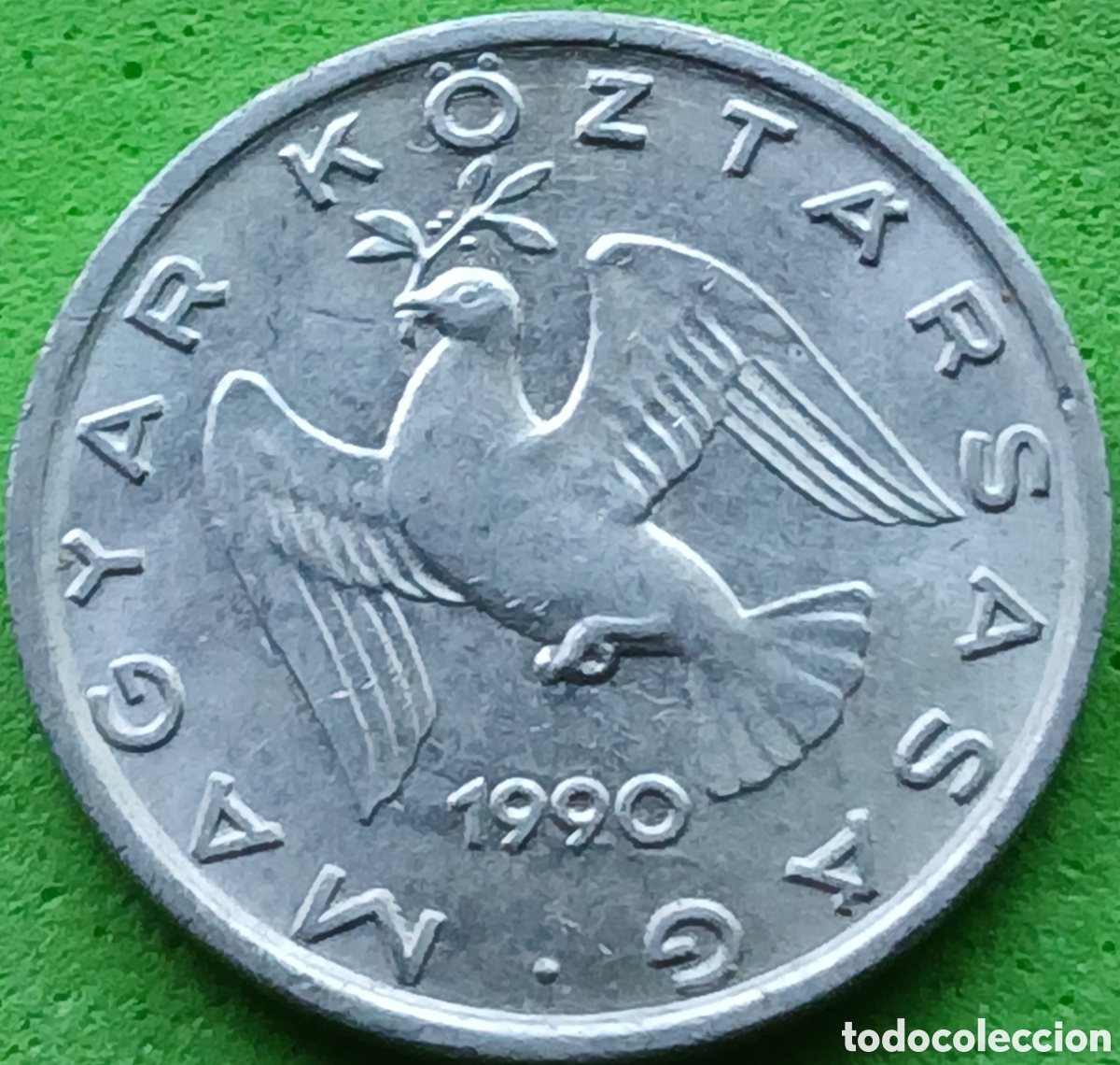 Monedas antiguas de Europa: Hungr&iacute;a 10 filler 1990 km#675