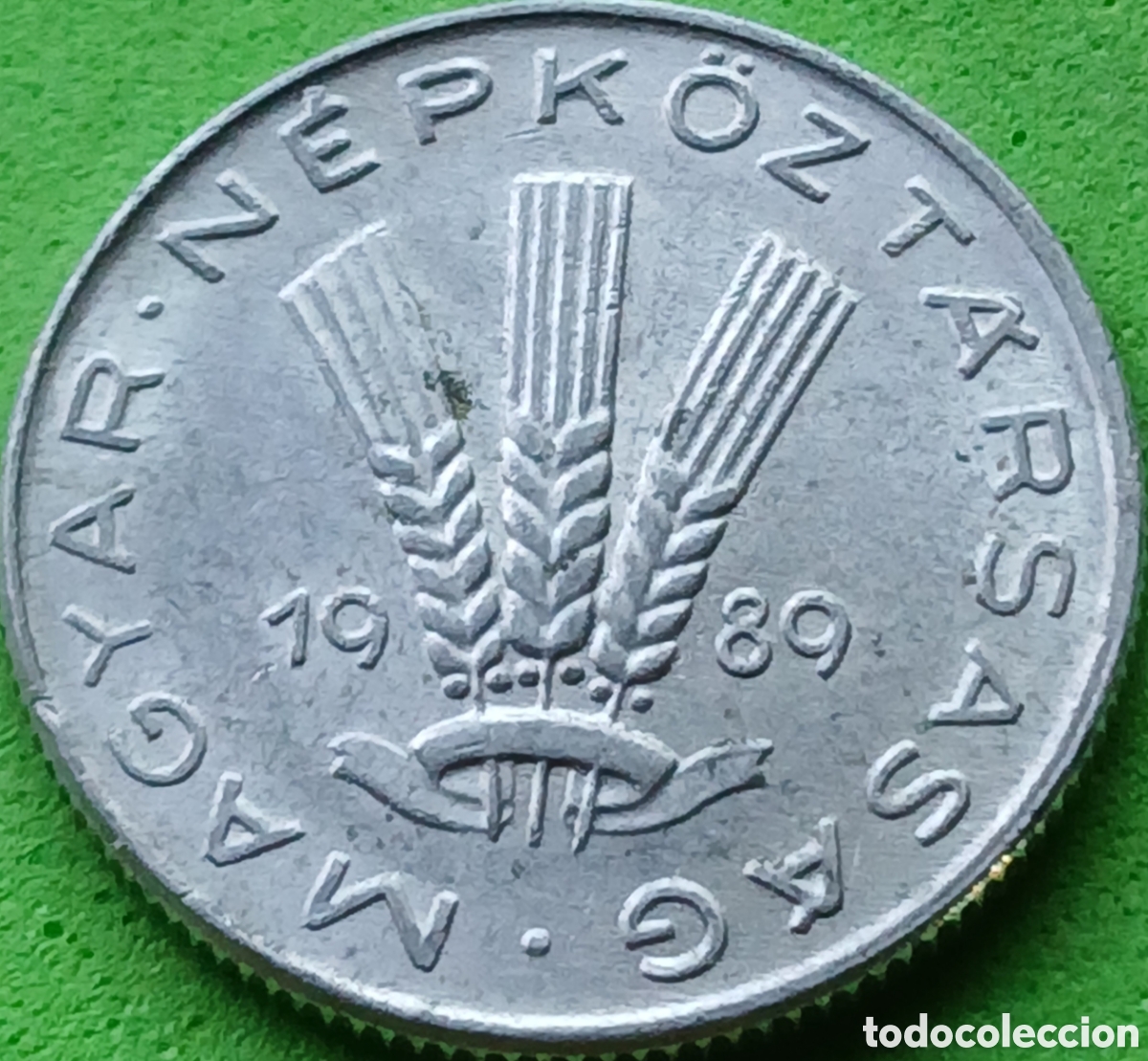 Monedas antiguas de Europa: Hungr&iacute;a 20 filler 1989 km#573