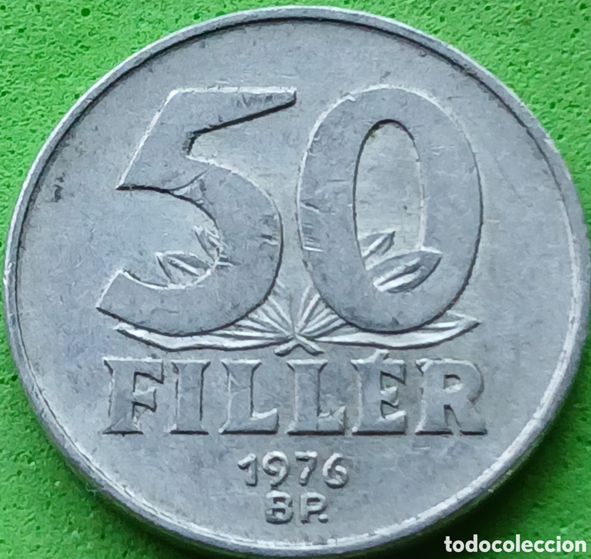 Monedas antiguas de Europa: Hungr&iacute;a 50 filler 1976 km#574
