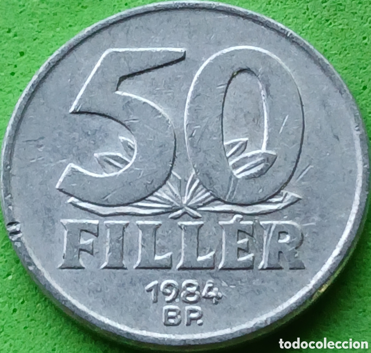 Monedas antiguas de Europa: Hungr&iacute;a 50 filler 1984 km#574