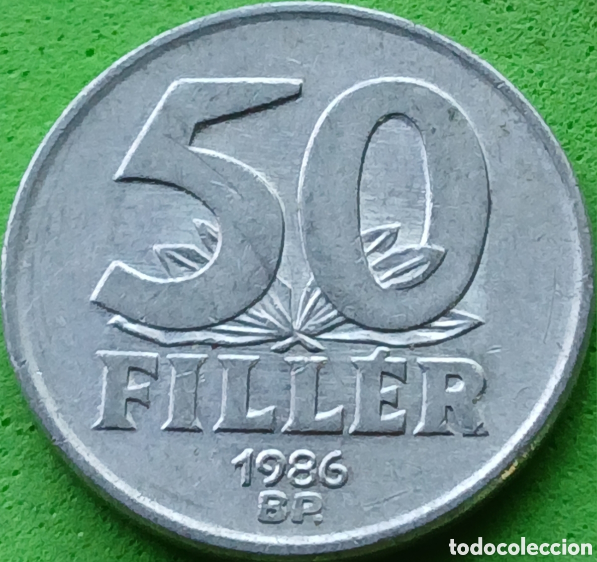 Monedas antiguas de Europa: Hungr&iacute;a 50 filler 1986 km#574