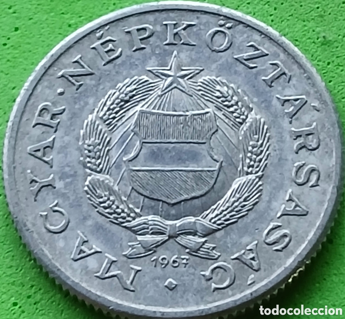 Monedas antiguas de Europa: Hungr&iacute;a 1 forint 1967 km#575