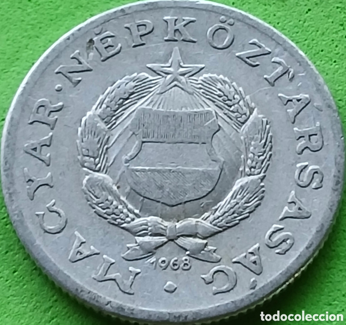 Monedas antiguas de Europa: Hungr&iacute;a 1 forint 1968 km#575