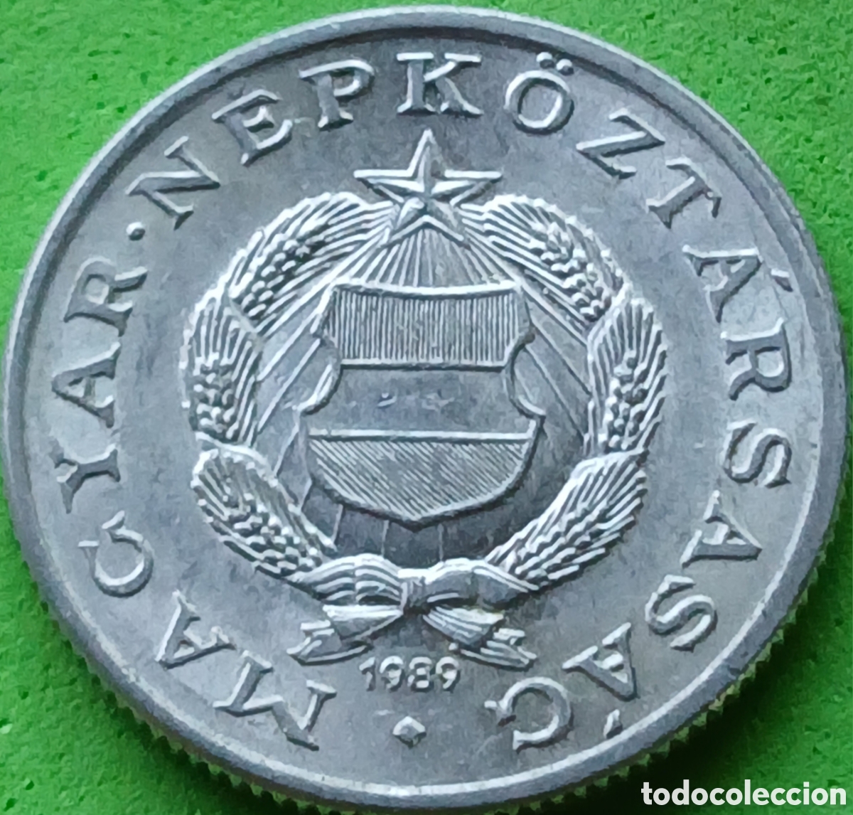 Monedas antiguas de Europa: Hungr&iacute;a 1 forint 1989 km#575