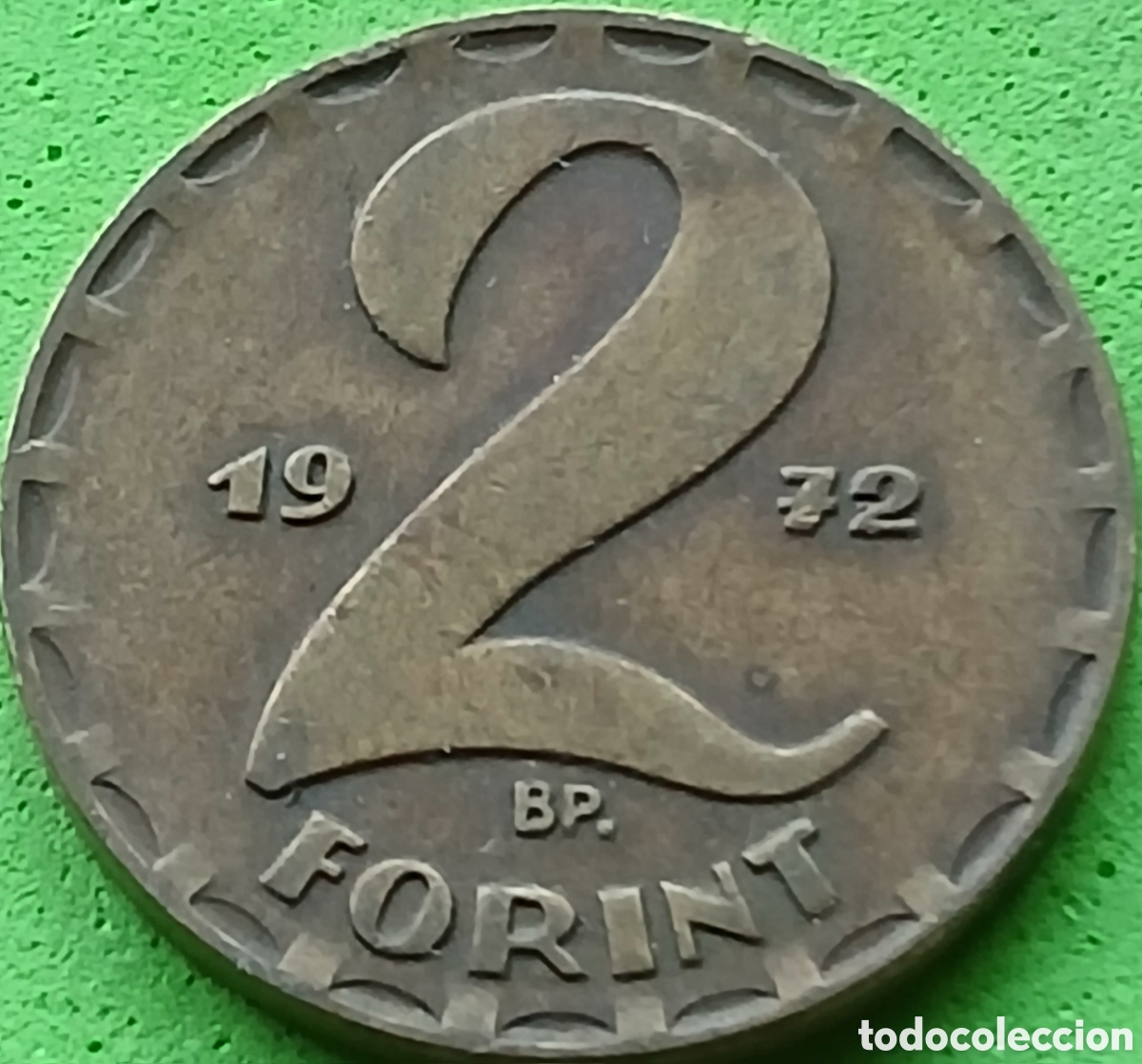 Monedas antiguas de Europa: Hungr&iacute;a 2 forint 1972 km#591