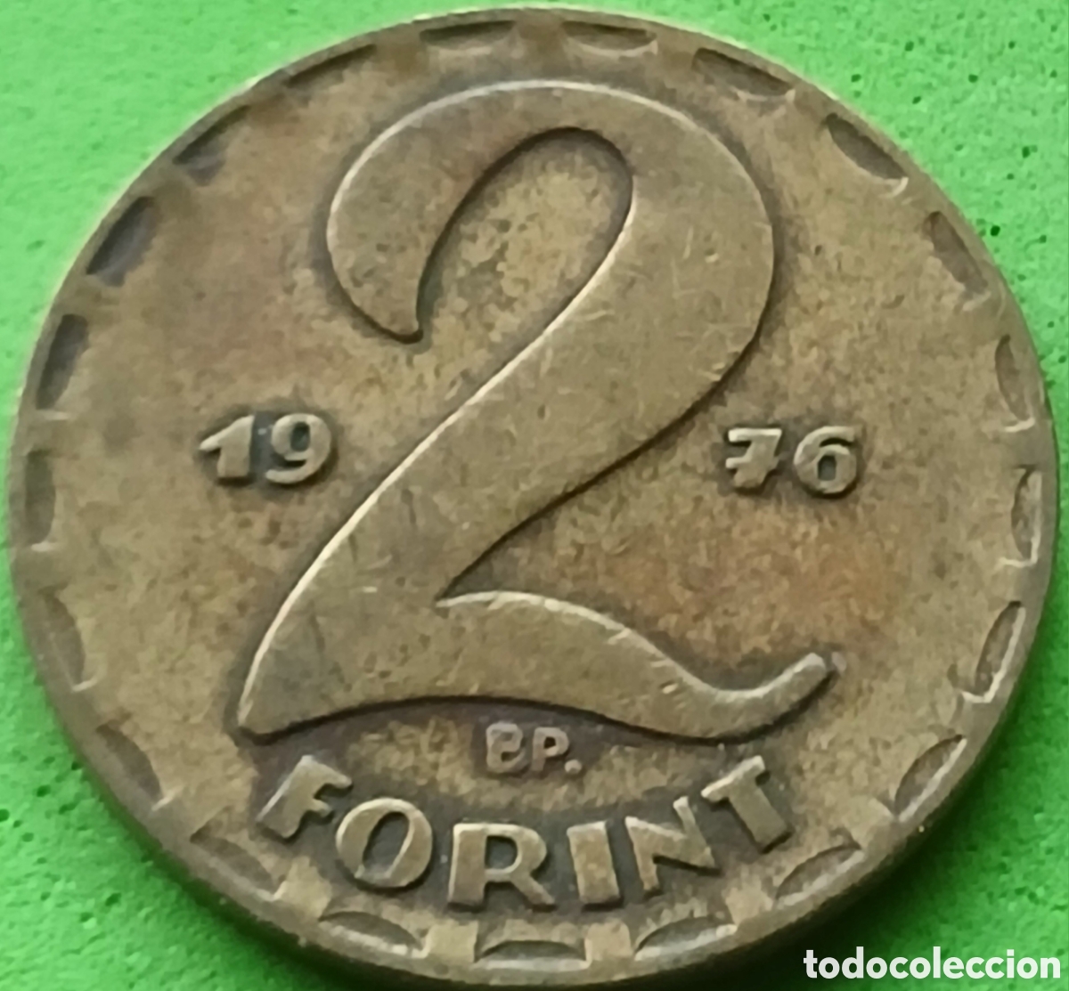 Monedas antiguas de Europa: Hungr&iacute;a 2 forint 1976 km#591