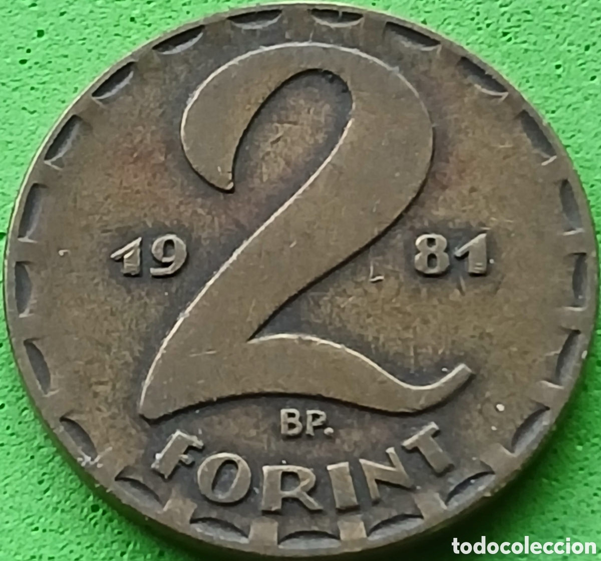 Monedas antiguas de Europa: Hungr&iacute;a 2 forint 1981 km#591