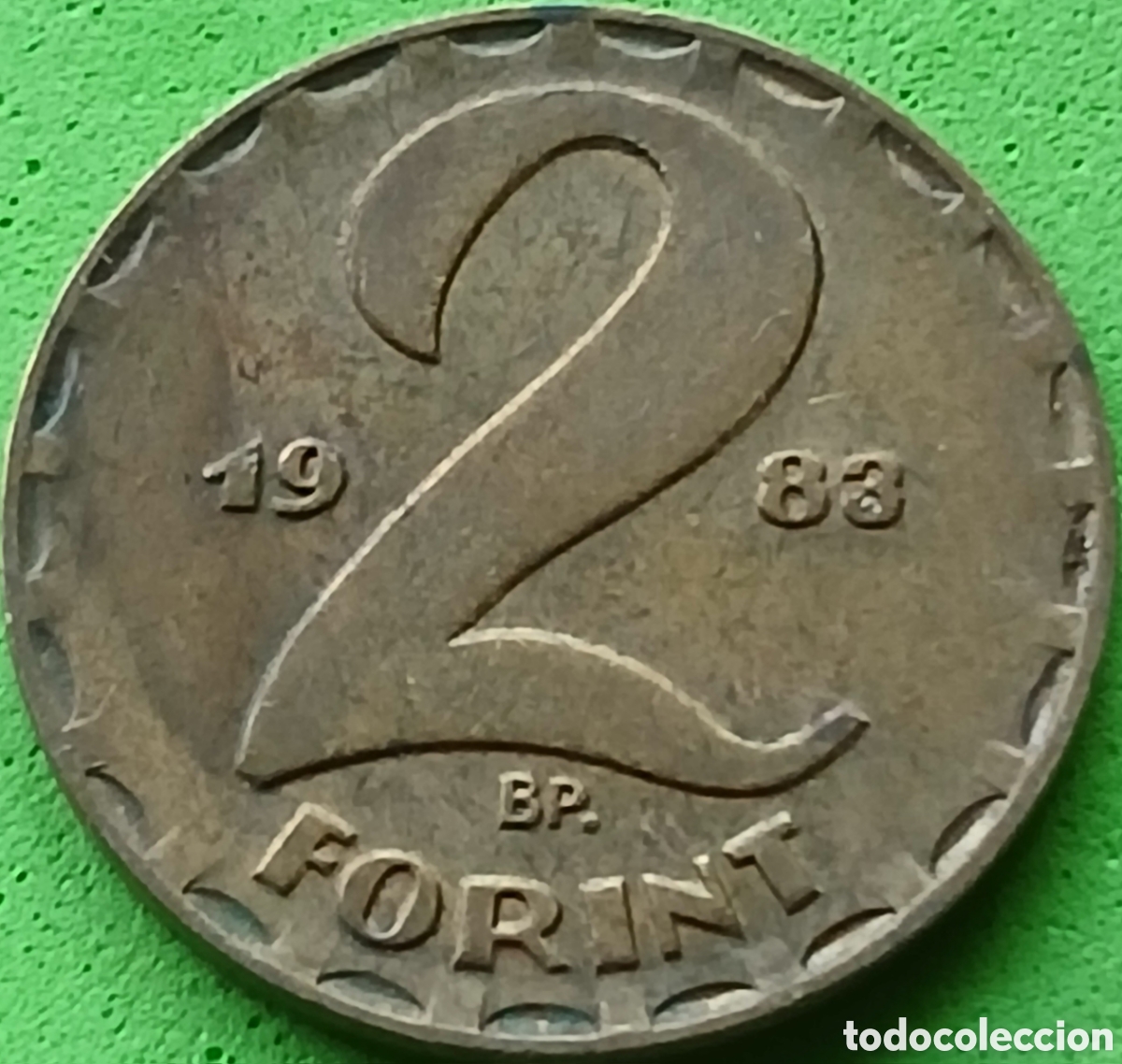 Monedas antiguas de Europa: Hungr&iacute;a 2 forint 1983 km#591