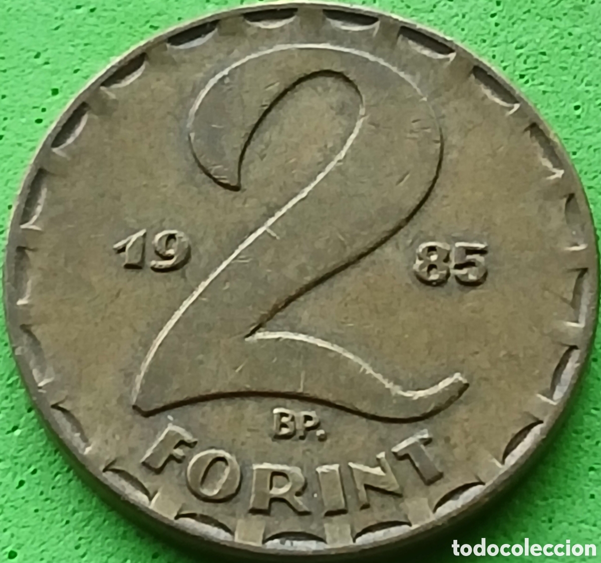 Monedas antiguas de Europa: Hungr&iacute;a 2 forint 1985 km#591