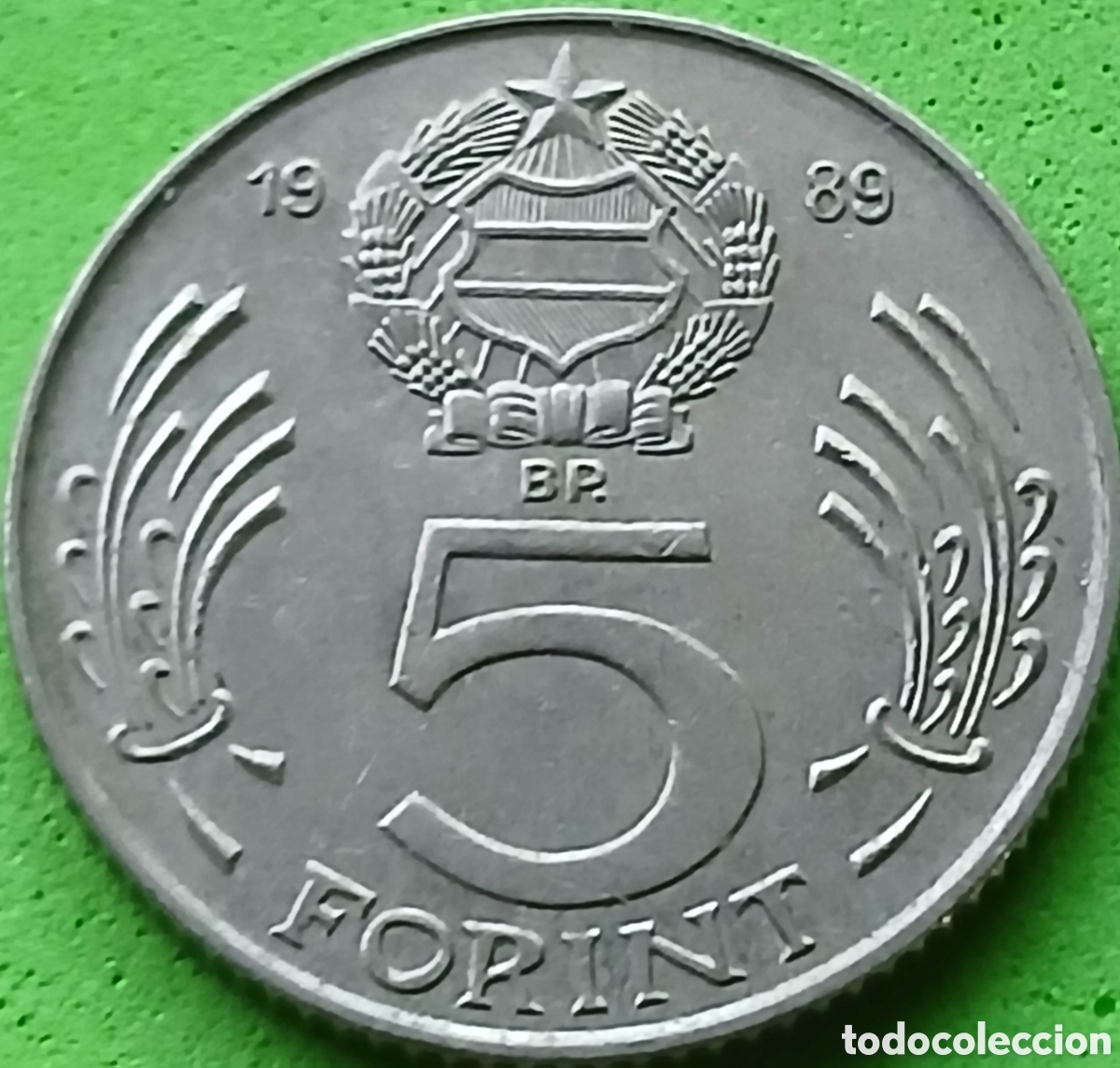 Monedas antiguas de Europa: Hungr&iacute;a 5 forint 1989 km#635