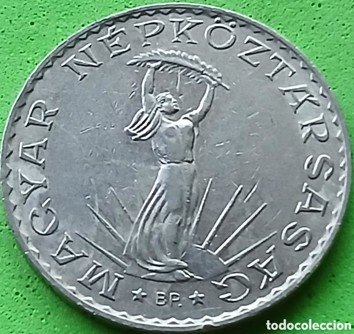 Monedas antiguas de Europa: Hungr&iacute;a 10 forint 1976 km#595