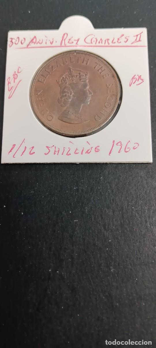Moedas antigas da Europa: JERSEY 1/12 SHILLINGS 1960 EBC KM=23 (BRONCE) ISABEL II