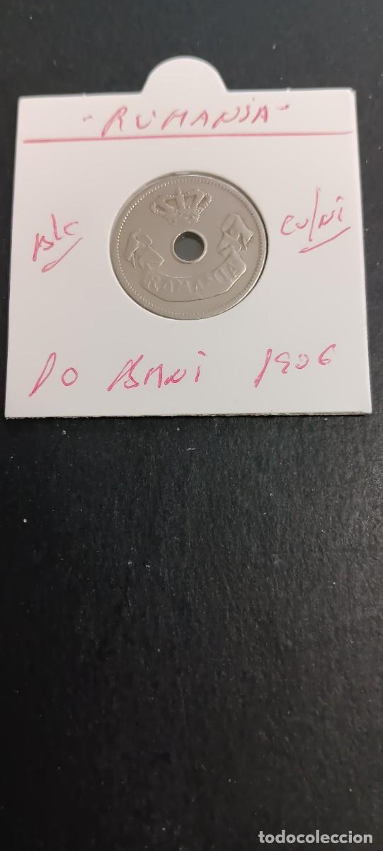 Monedas antiguas de Europa: RUMANIA 10 BANI 1906 BC KM=32 (CUPRONIQUEL) CAROL I