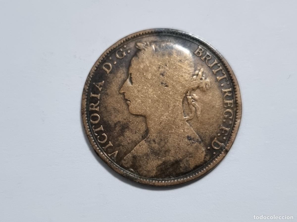 Monedas antiguas de Europa: Lote L13 Moneda Reino Unido Gran Breta&ntilde;a Un 1 Penique 1893 Coleccionista Subasta